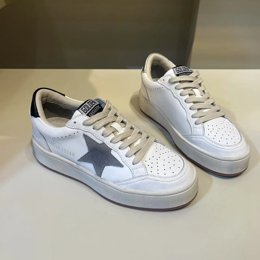 脏脏鞋小脏鞋2025新款韩版做旧复古星星百搭增高4厘米休闲板鞋女