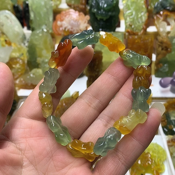 蛇纹石玉未镶嵌珠宝半成品