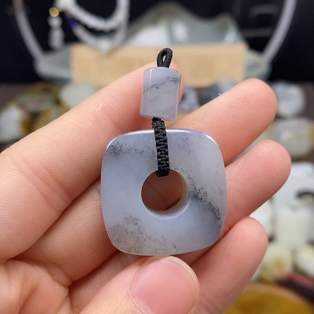 和田玉颈饰未镶嵌唏*