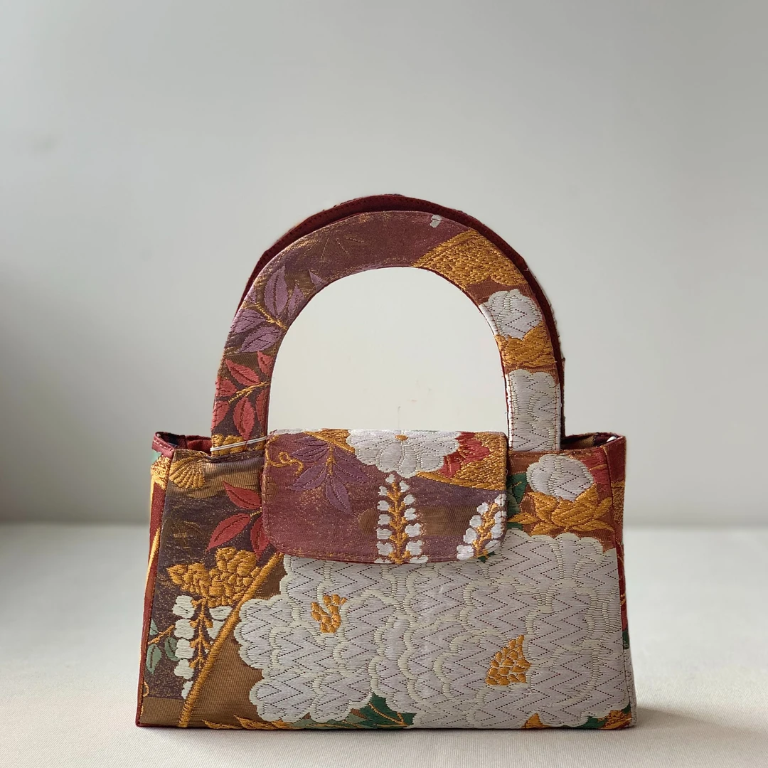 西阵织 包包 公主包包  百搭包包 时尚包包 手提包印 花复古女士