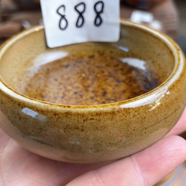 杯闲**鸡建水紫陶白泥柴烧杯