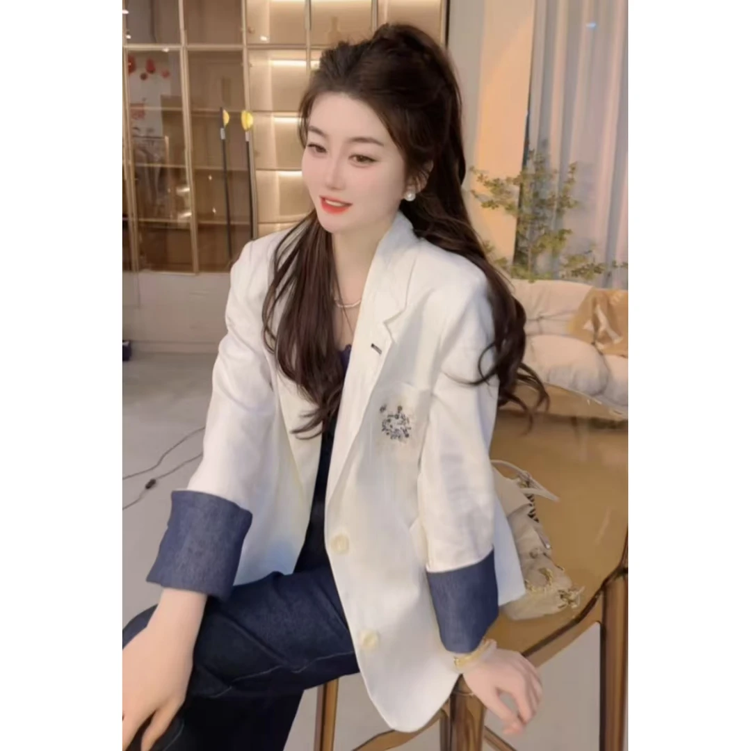 『刺绣口袋Y』时尚气质百搭时尚外套69178