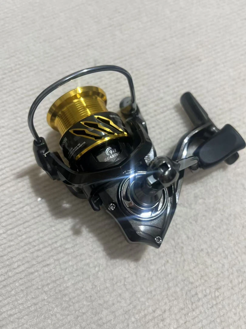 旋入式折叠摇臂超轻量金属远投纺车轮适合江河水库矶钓海钓