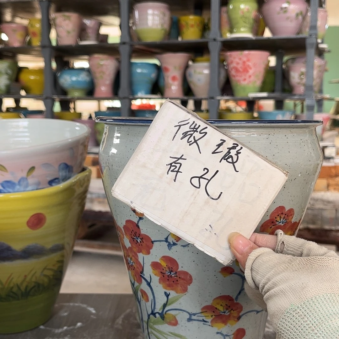 燕***芬景德镇陶瓷花盆花盆