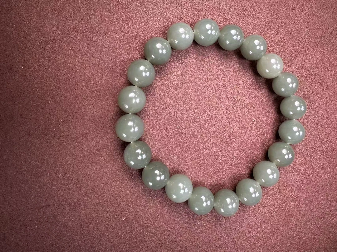 和田玉青玉10mm手串