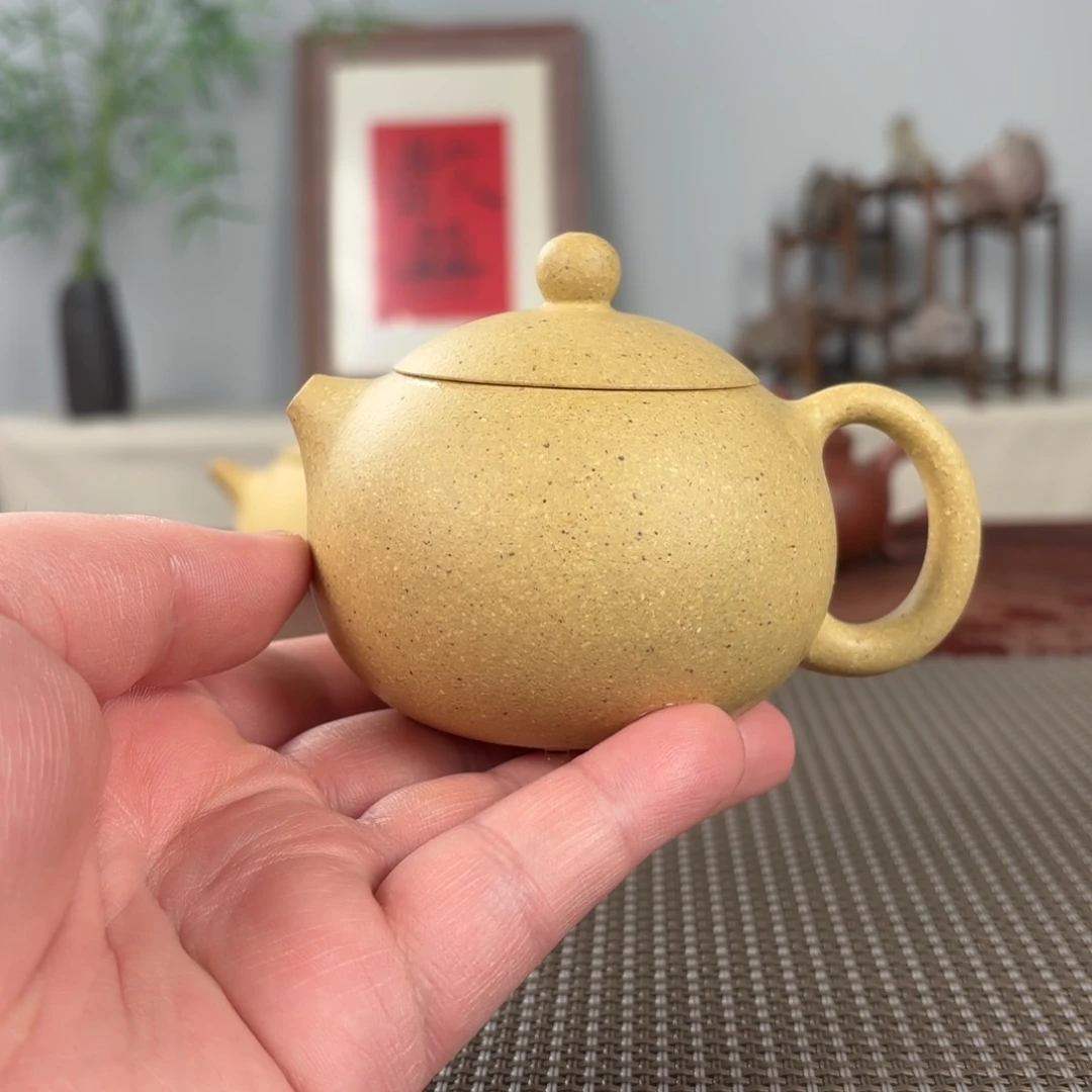 紫砂茶壶烟****微瑕黄龙山原矿紫砂壶