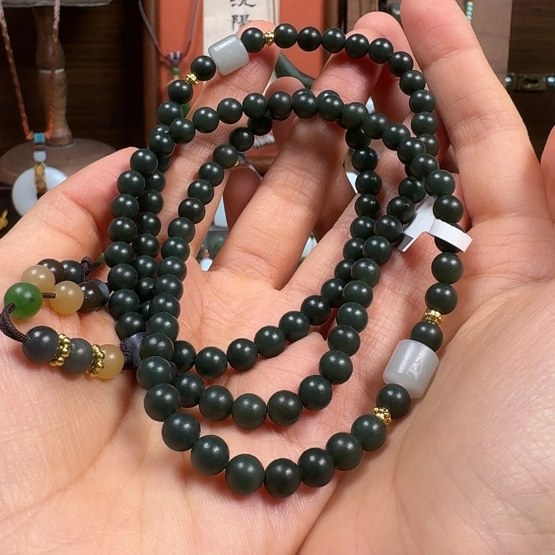 和田玉未镶嵌手链