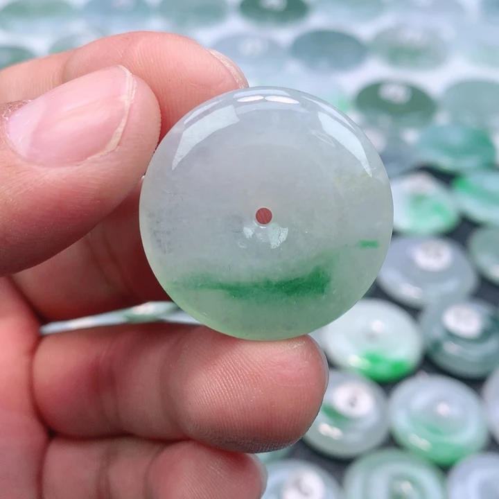 翡翠未镶嵌颈饰缅甸天然A货翡翠30-5.8