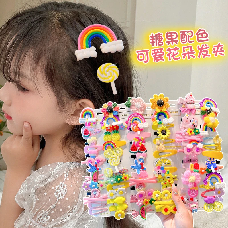 儿童头饰发卡网红多巴胺发夹宝宝发饰可爱卡通发卡小女孩不伤发