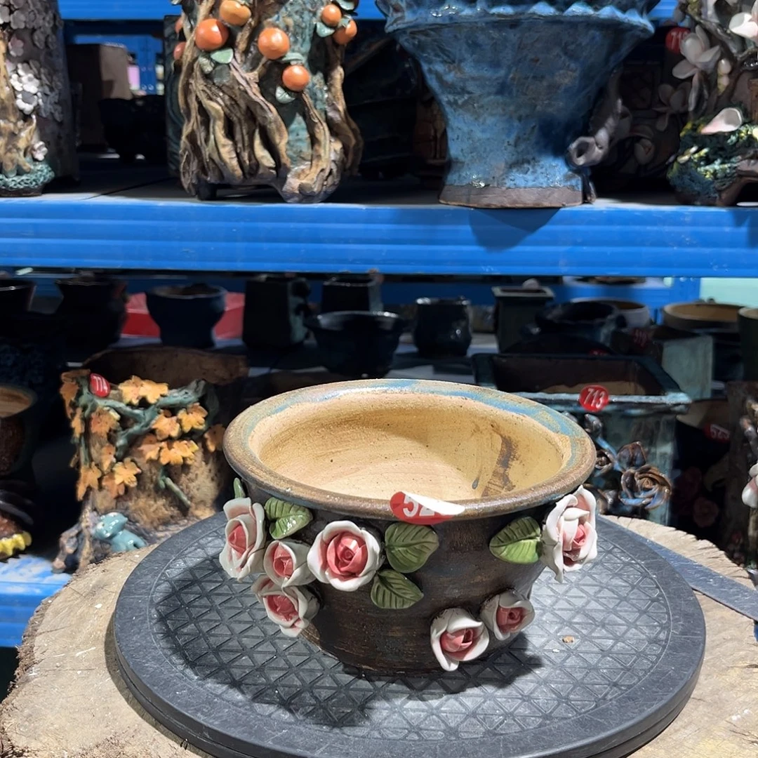 520 号陶然花器手工花盆