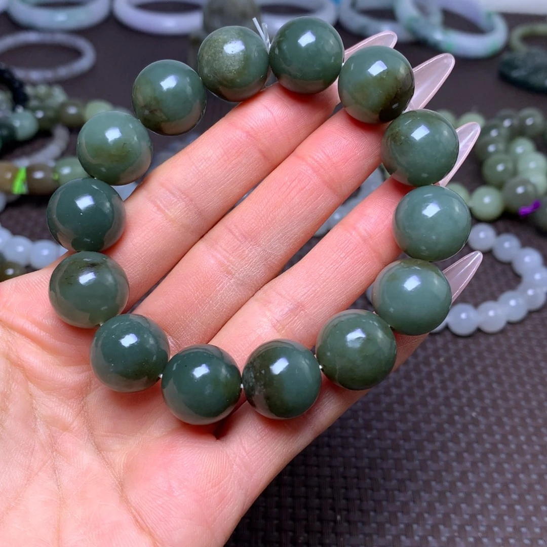 未镶嵌手串和田玉卡16