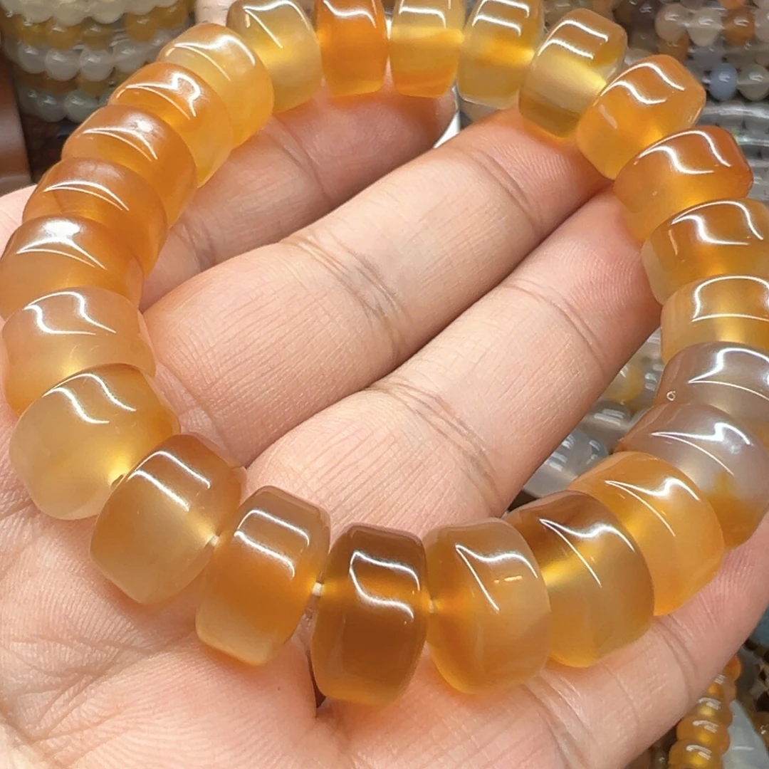 蓝***云玛瑙/玉髓未镶嵌手链