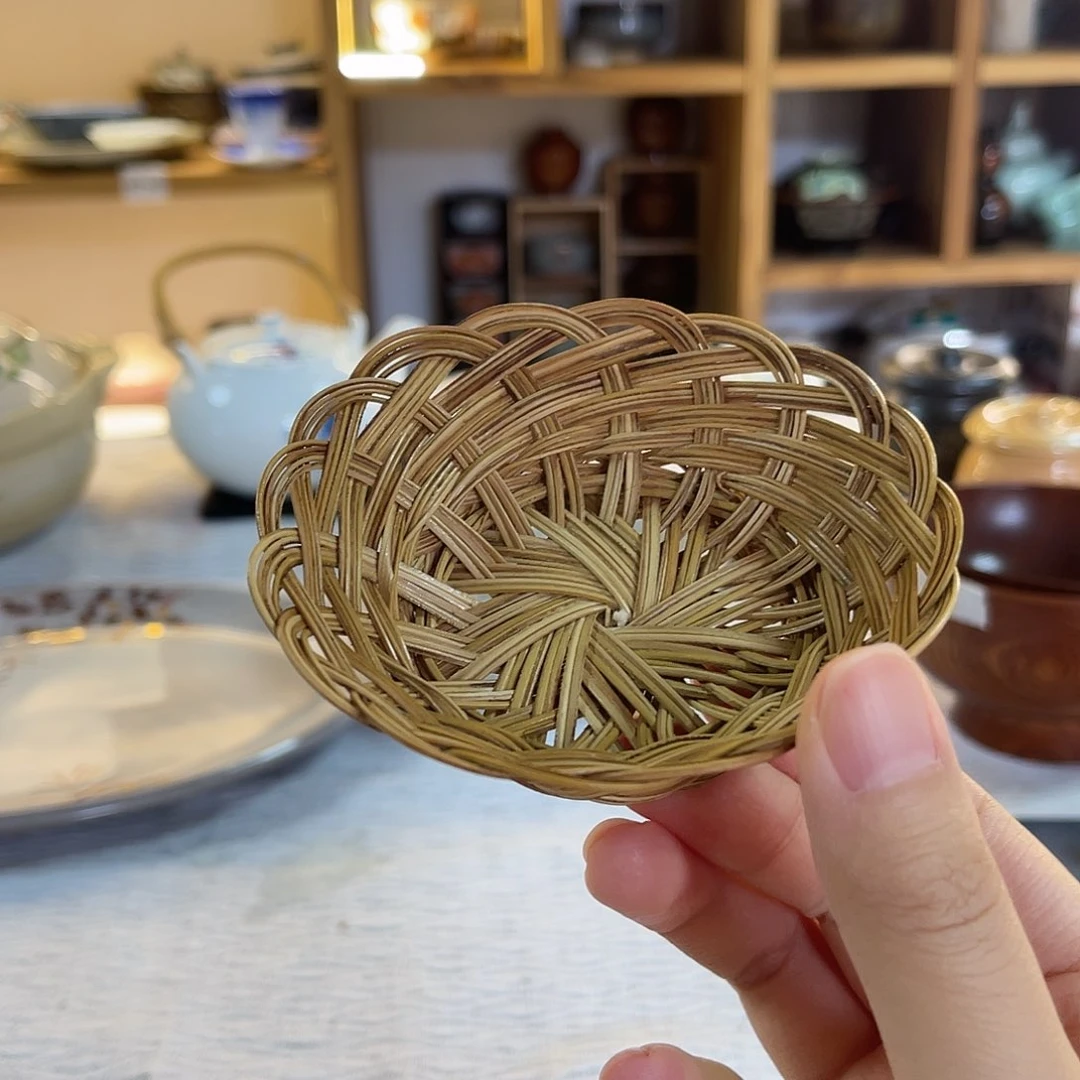 竹编小篮子放寿司饭团卡通包水果等2