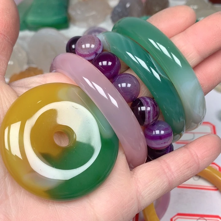 玛瑙/玉髓颈饰未镶嵌漂*