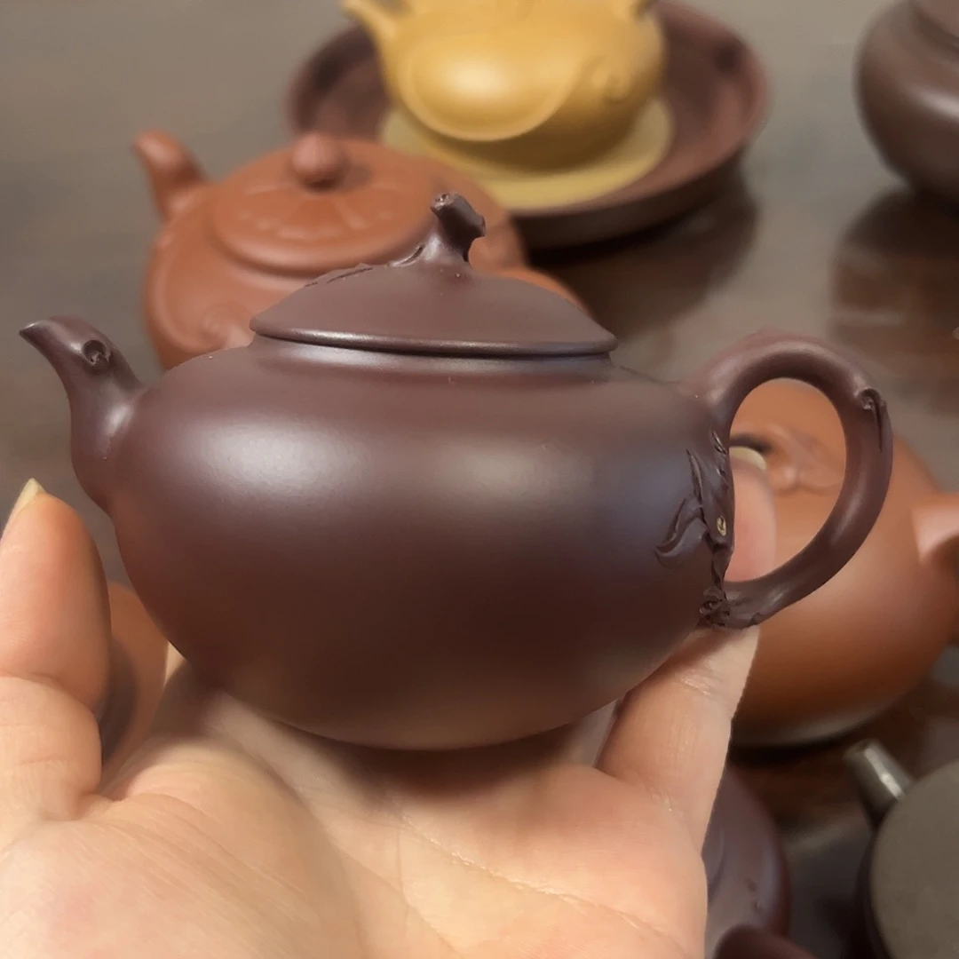 茶壶紫砂宜兴原矿紫砂壶手工