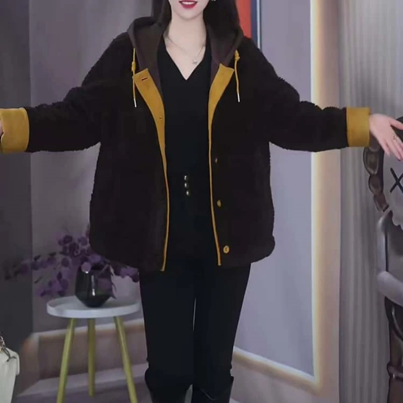 B756【毛呢外套】2025冬季新款时尚优雅气质减龄加厚保暖毛呢外套