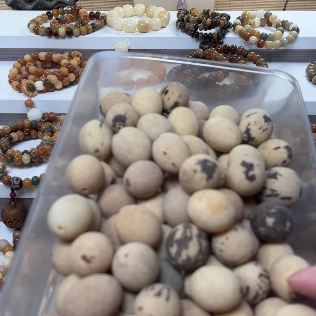 吊坠白玉菩提大卡原籽12颗