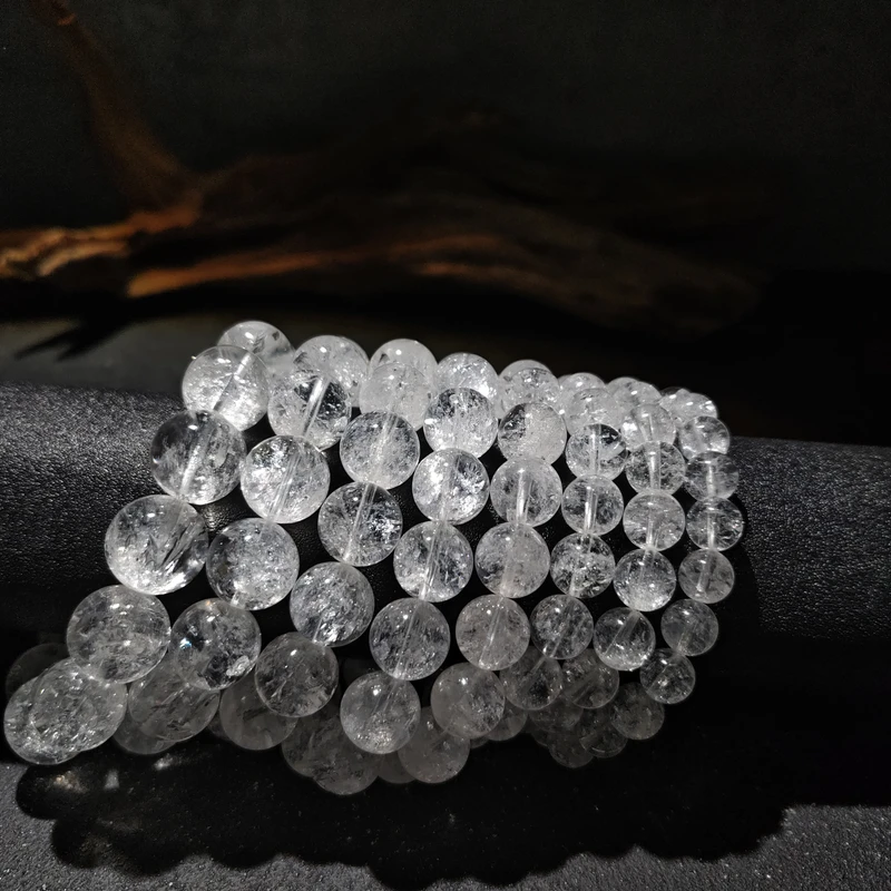 【黑胖珠宝】H0932 天然水晶喜马拉雅水晶手链 多样性发其一