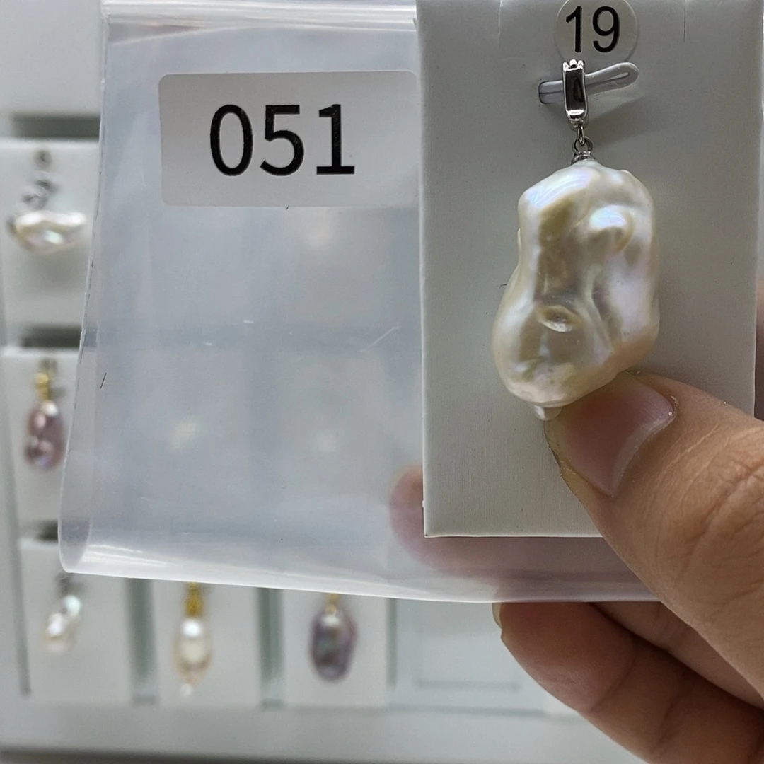 淡水珍珠合金巴洛克珍珠001