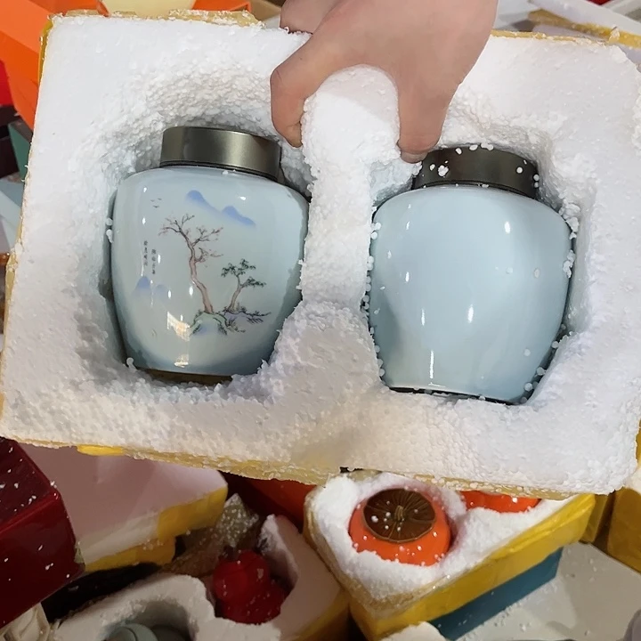 罐陶瓷茶叶罐密封罐家用