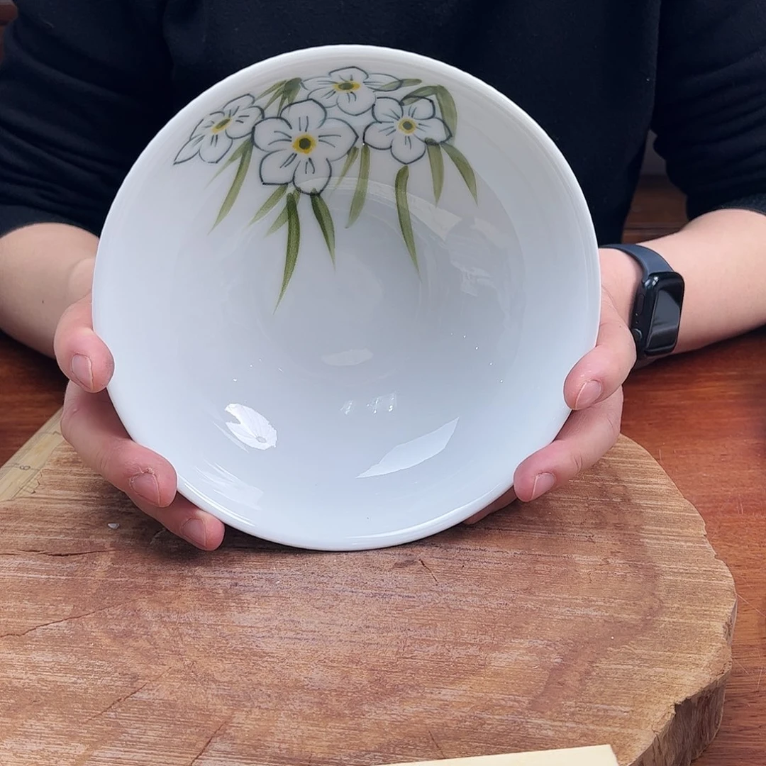 瓷片景德镇陶瓷手工手绘制作