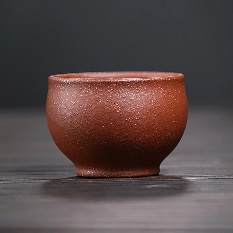 京峰阁紫砂茶具茶杯 全手工原矿降坡泥和气品茗杯家用主人杯