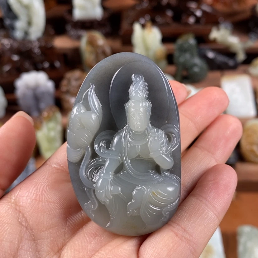 【闪购商品】和田玉未镶嵌挂件两****睡