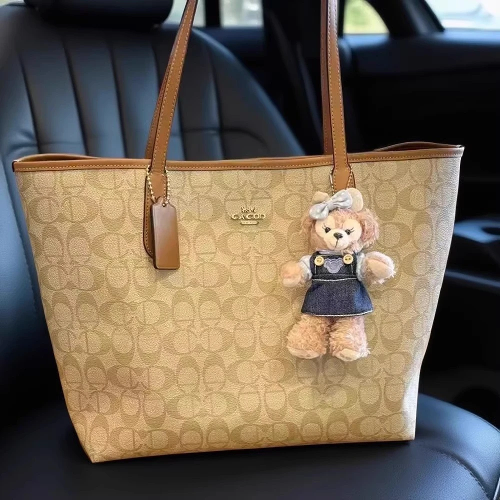 香港轻奢女包2025新款小众设计百搭大容量托特包购物袋单肩通勤包