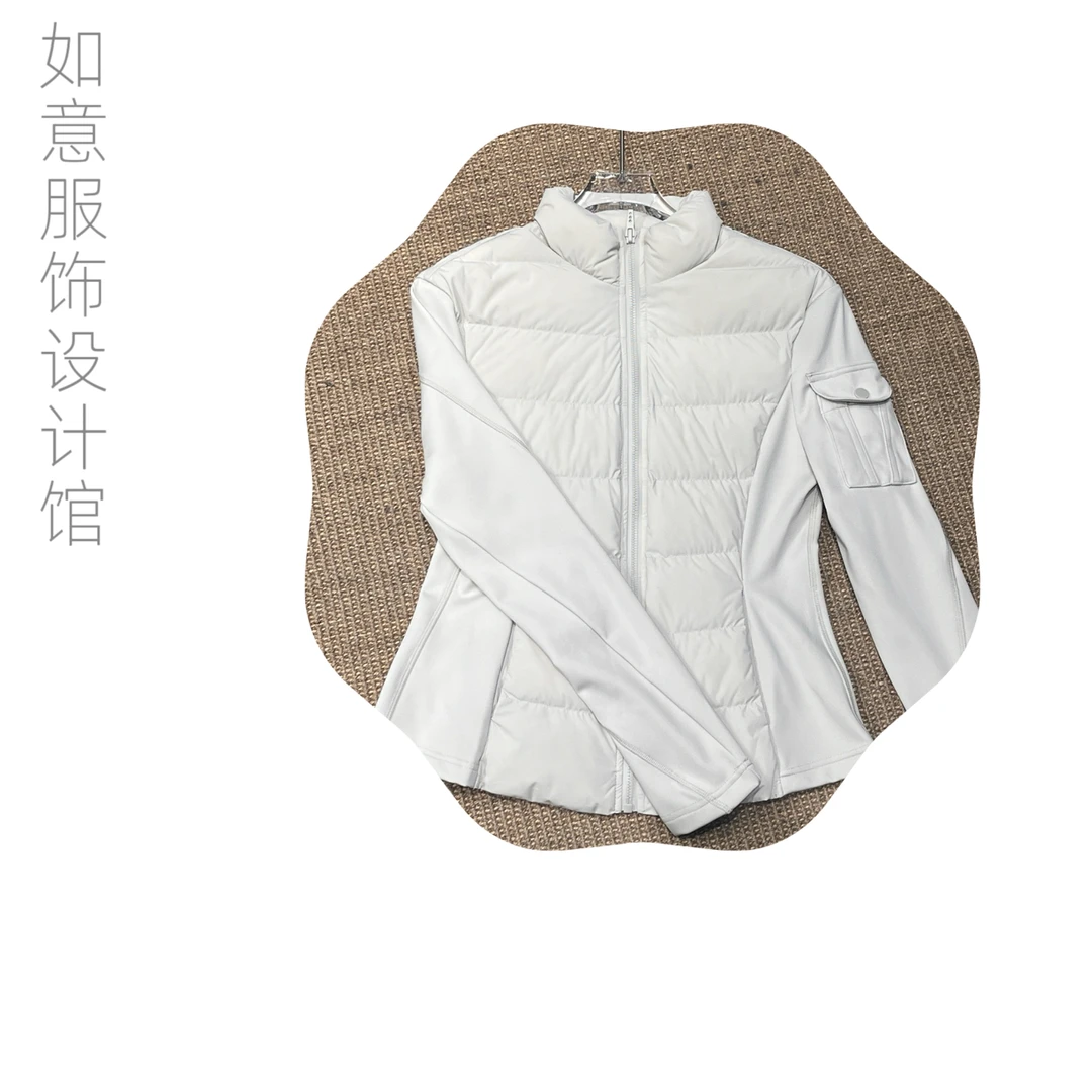 如意馆【小蛮腰羽绒服】冬季时尚显瘦气质紧身羽绒服