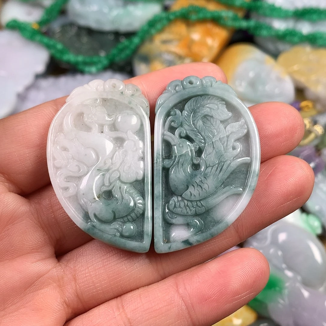 翡翠未镶嵌颈饰天然翡翠