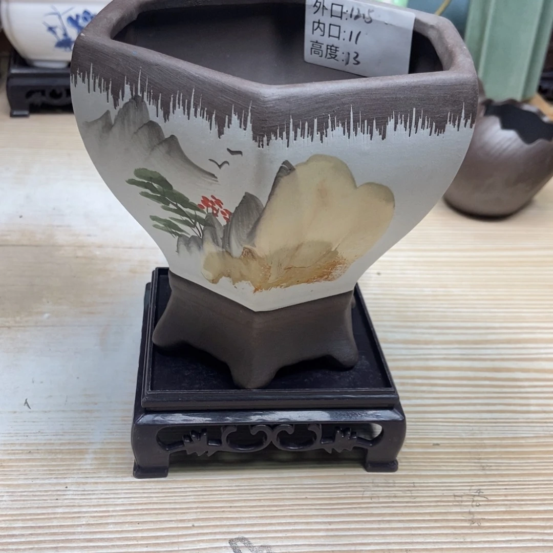 瓷片陶瓷花盆陶瓷艺术