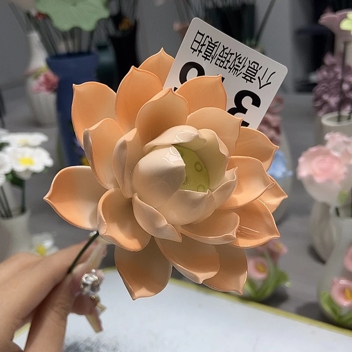 陶瓷纯手工捏花设计