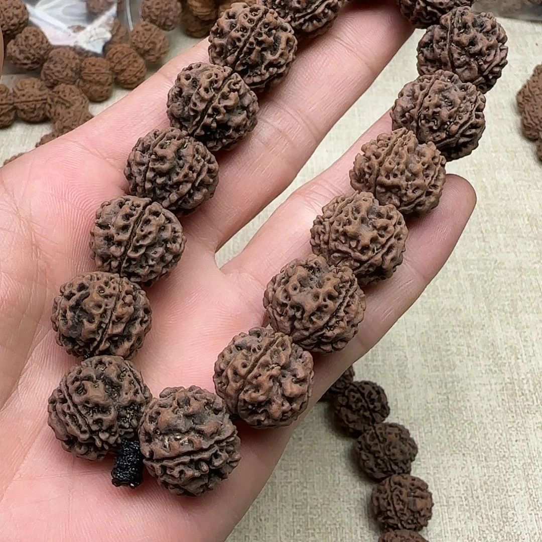 金刚菩提手串1原生态五星双龙