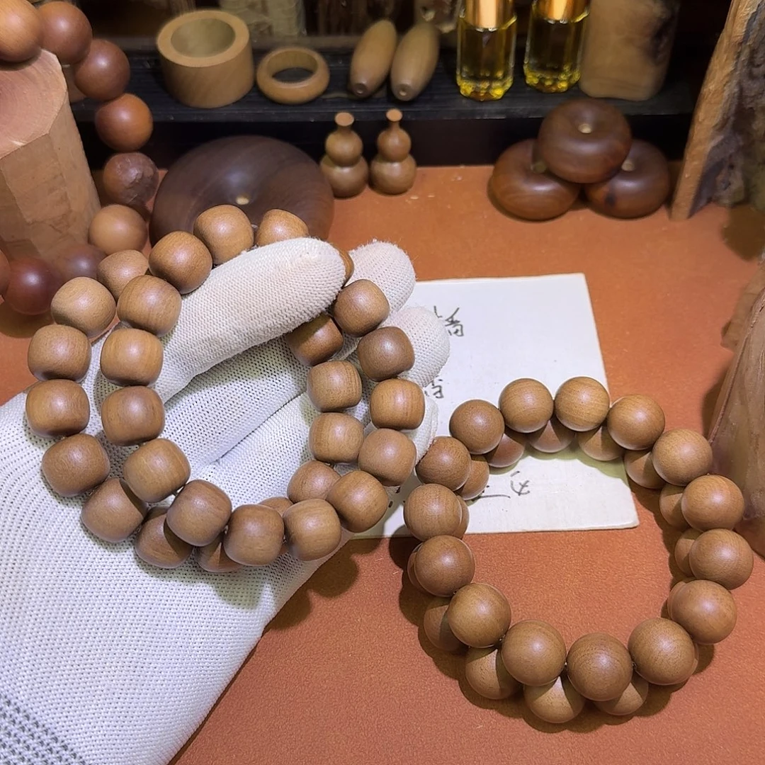 檀香木1314×16颗黑肉顺纹