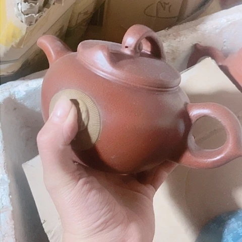茶杯绿泥宜兴紫砂全手工制作工艺