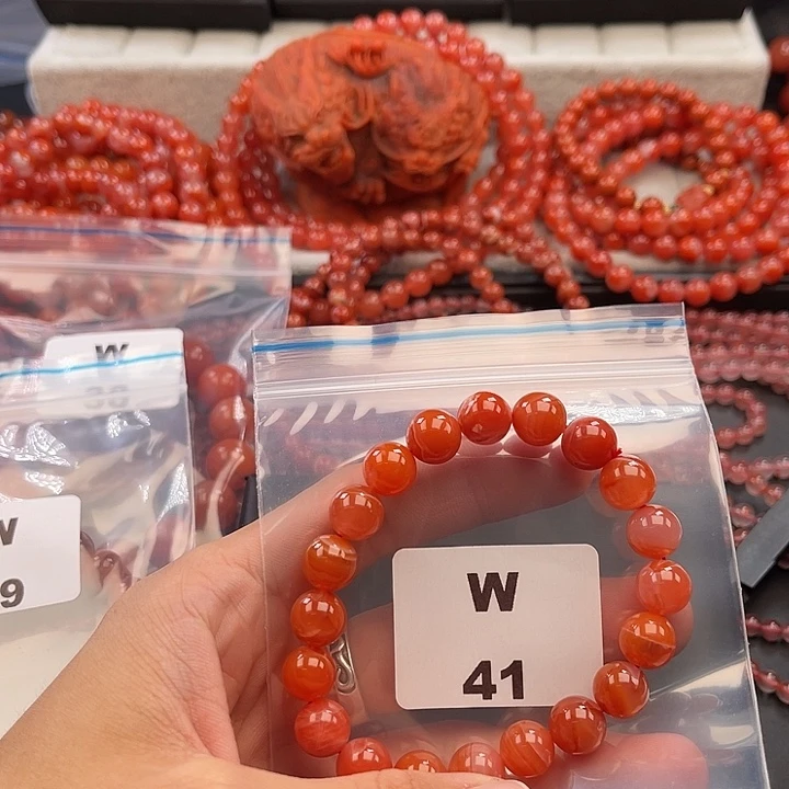 南红玛瑙未镶嵌多样性发货默认微瑕称重10mm