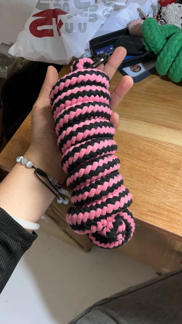 牵马缰绳 黑粉拼色