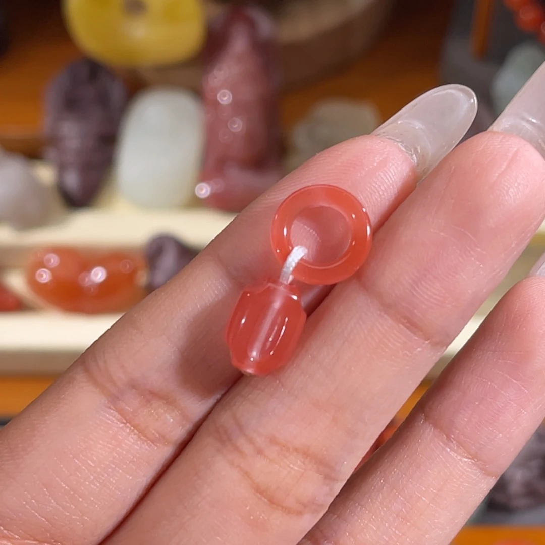 南红玛瑙配饰未镶嵌不换退