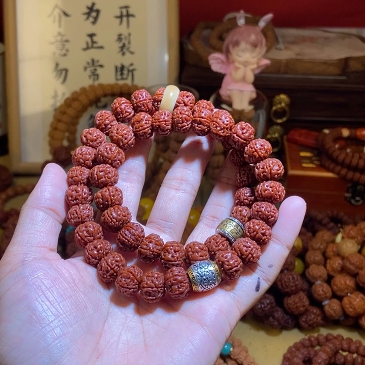 吊坠金刚菩提126玉化双圈跑环款