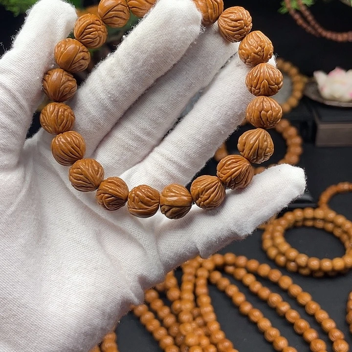 吊坠桃核秦岭龙纹桃核