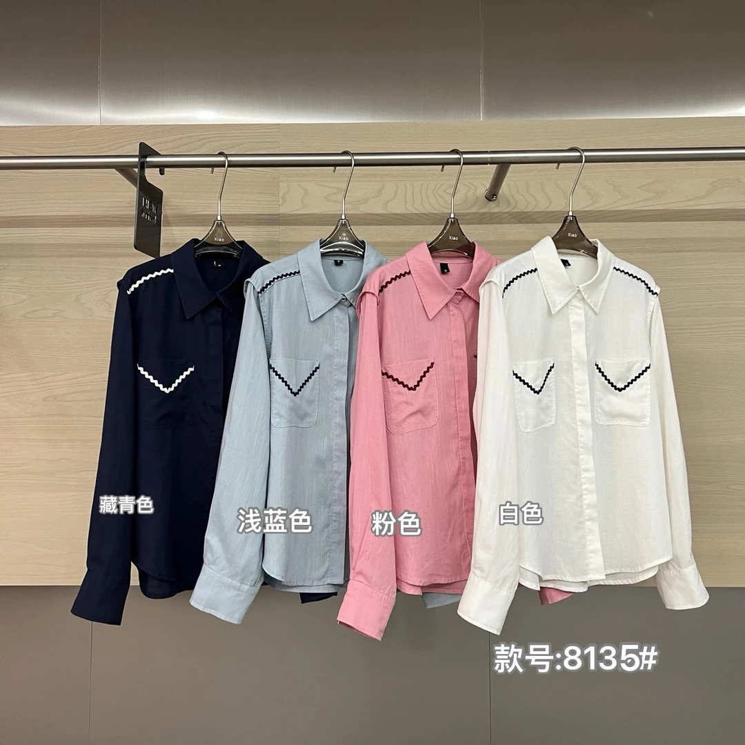 杨杨 潇家-（自在松弛）麻衬衣8135