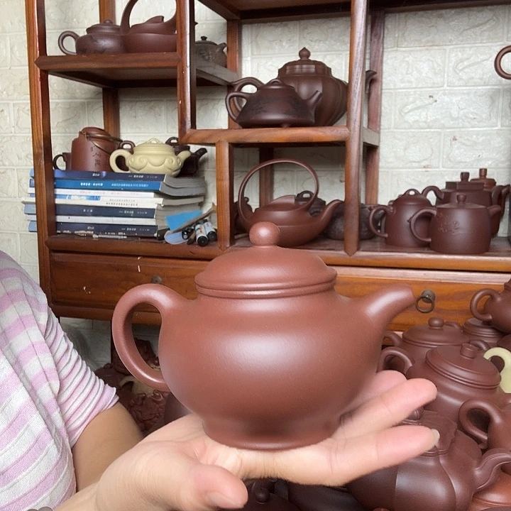 茶壶紫砂掇只300cc底槽清精工半手