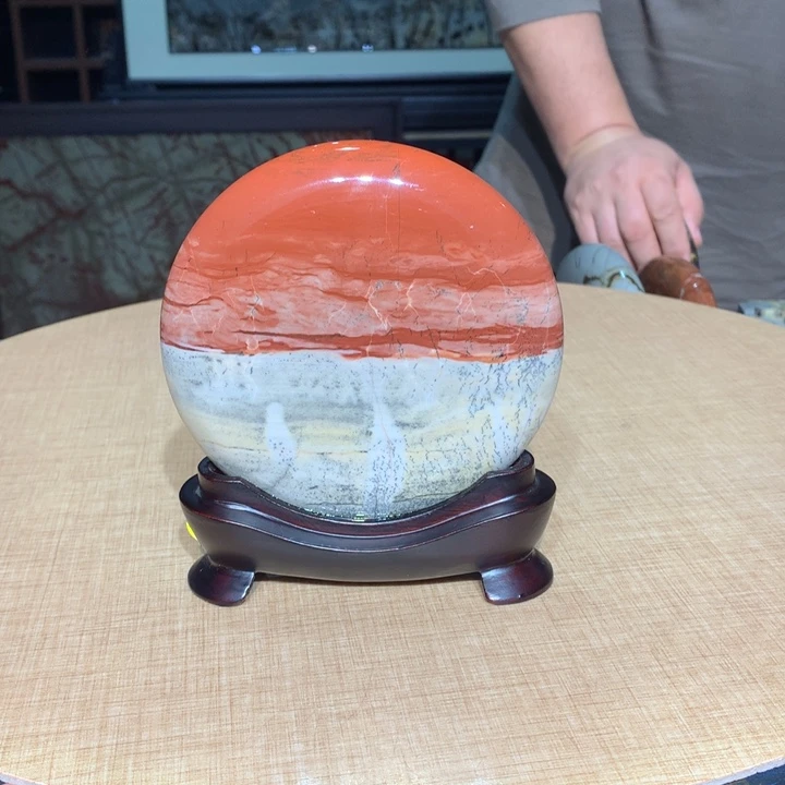 ，广西国画石摆件，收藏观赏