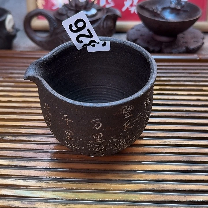 纯手工制作粗陶茶具