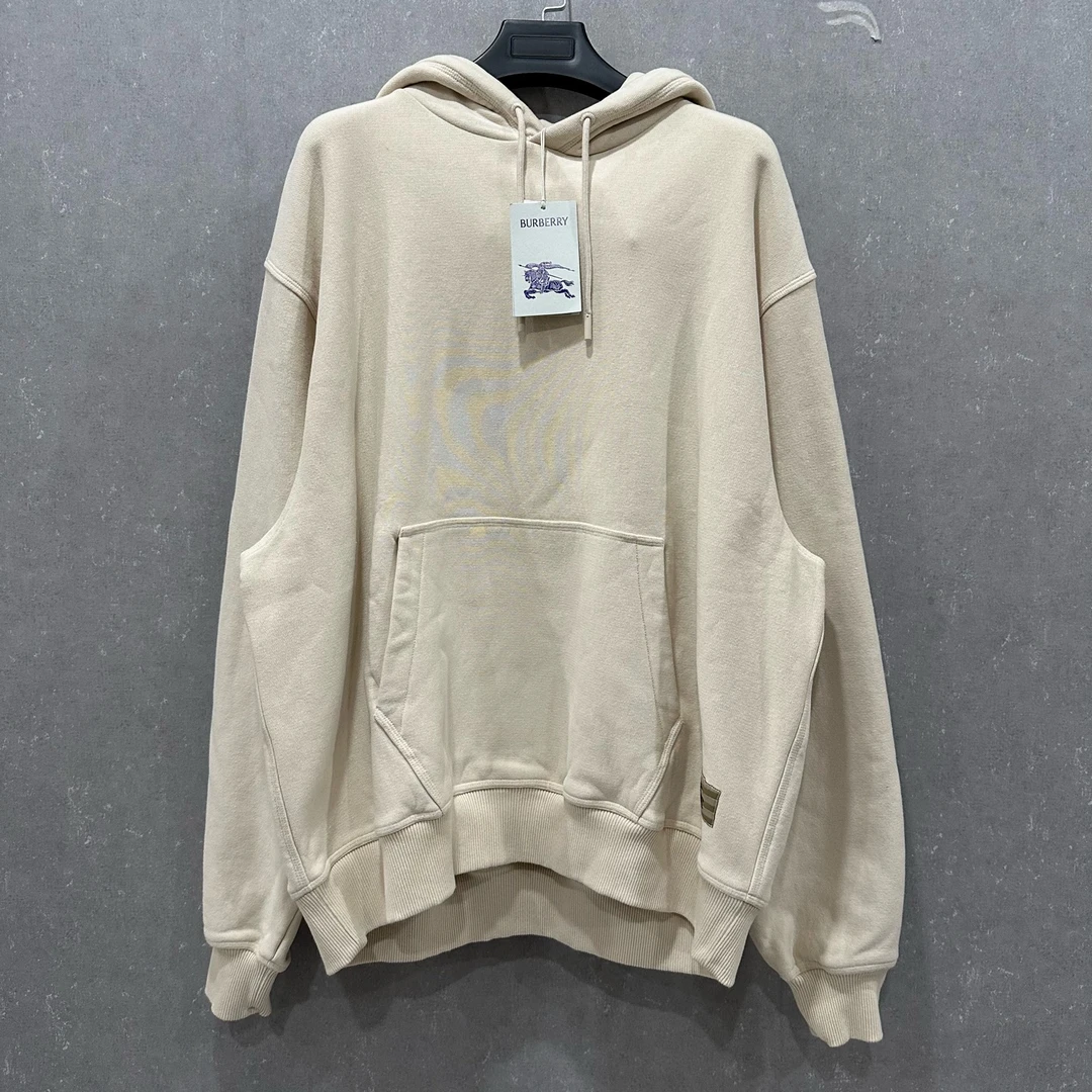 未使用 BURBERRY/博柏利 Logo标识连帽套头长袖卫衣 XL码005959