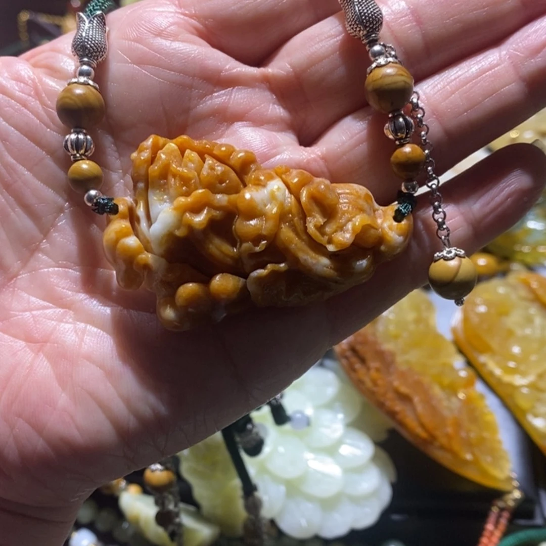 【闪购商品】岫玉毛衣链未镶嵌