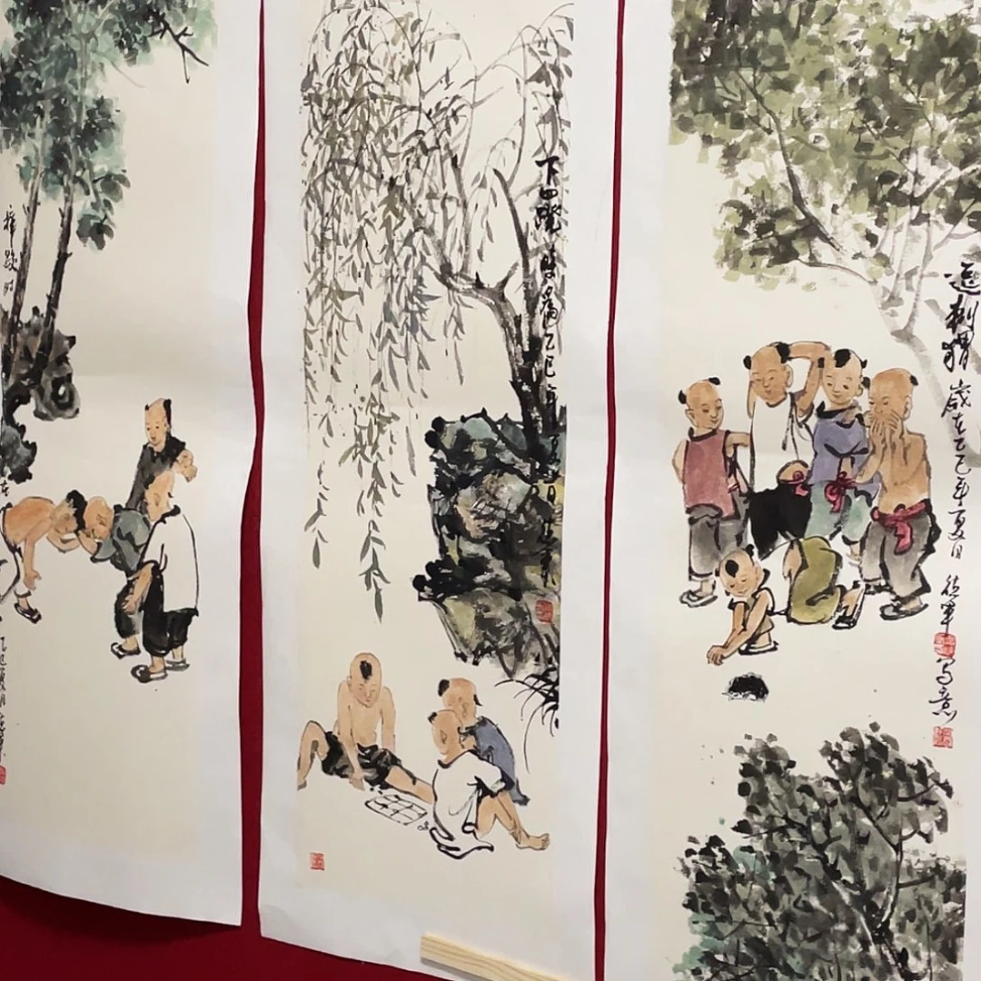 清***风国画纯手绘国画作品