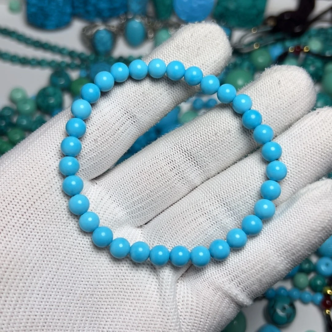 卡6+蓝珠子手串手链