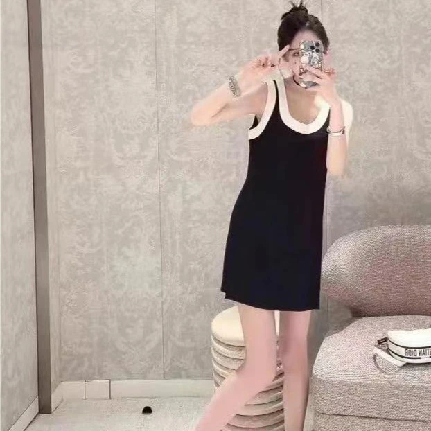 小D系列黑白经典直筒裤裙004【微微瑕】