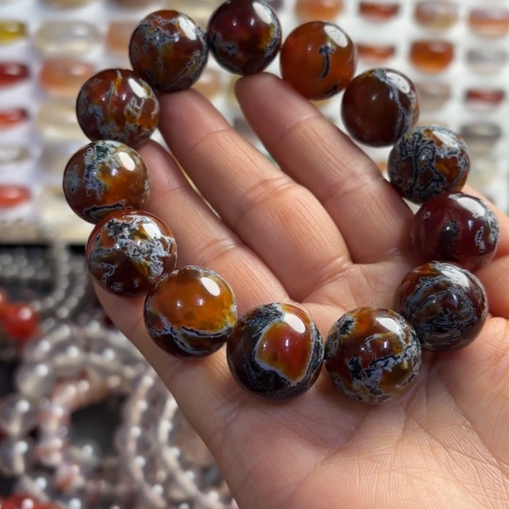 玛瑙/玉髓未镶嵌手链